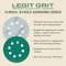 Legit Grit 5 inch Sand paper Disc, 8-Hole, 320 Grit, 150PK LG5-8320-150 - alternate 6